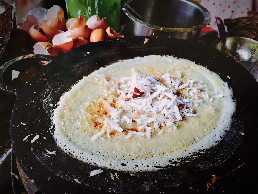 Dosa in cooking