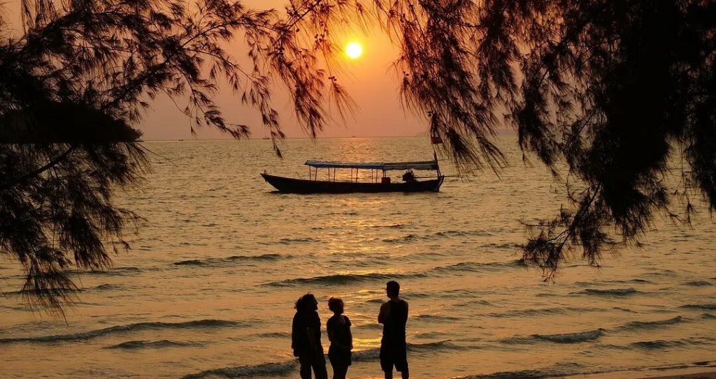 Koh Rong Island at sunset