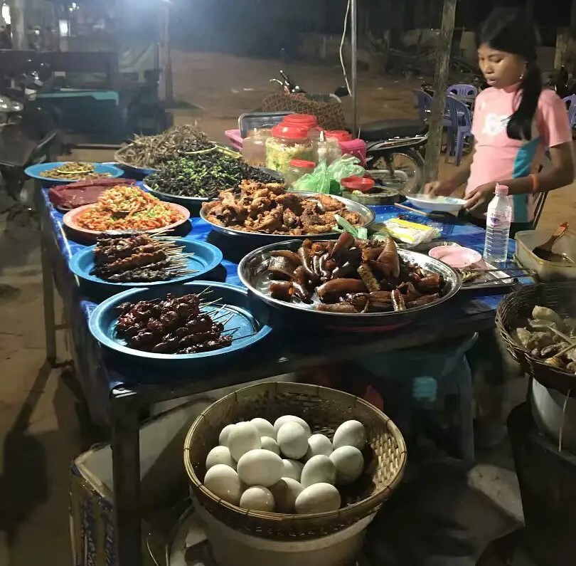 Street food vendor at the night market